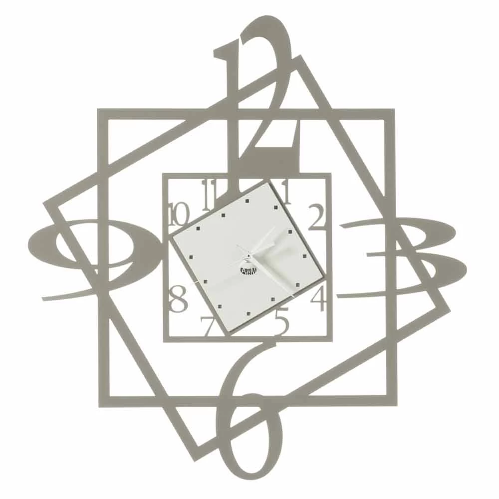 Horloge Murale Moderne En Fer Design Géométrique Made In Italy - Procida 5 Horloge Murale Moderne En Fer Design Géométrique Made In Italy - Procida – Image 3