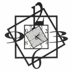 Horloge Murale Moderne En Fer Design Géométrique Made In Italy - Procida