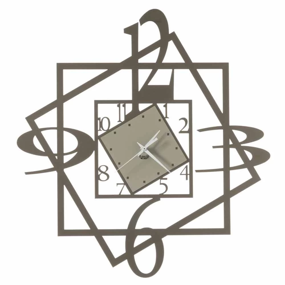 Horloge Murale Moderne En Fer Design Géométrique Made In Italy - Procida 7 Horloge Murale Moderne En Fer Design Géométrique Made In Italy - Procida – Image 5
