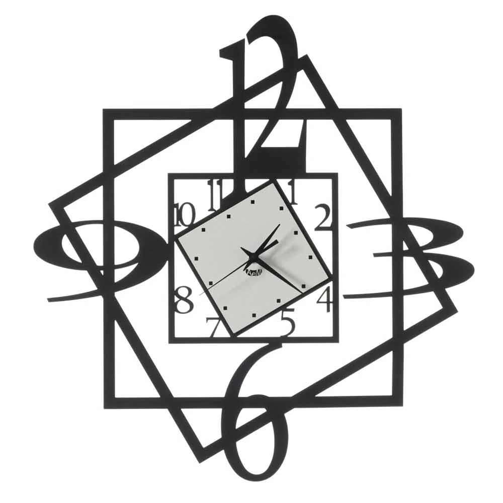 Horloge Murale Moderne En Fer Design Géométrique Made In Italy - Procida 3 Horloge Murale Moderne En Fer Design Géométrique Made In Italy - Procida