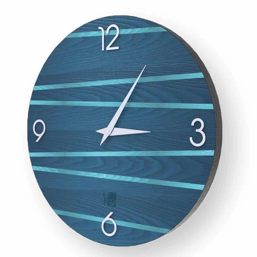 Horloge Murale Moderne En Bois Marzio, Fabriquée En Italie 8 Horloge Murale Moderne En Bois Marzio, Fabriquée En Italie – Image 6