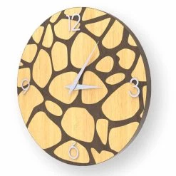Horloge Murale Moderne En Bois Morolo, Produite En Italie -Décoration D'intérieur orologio da parete moderno morolo in legno prodotto in italia 3