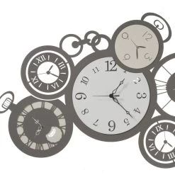 Horloge Murale Horizontale 8 Cadrans Différents Styles Et Couleurs - Muvio -Décoration D'intérieur orologio da parete orizzontale 8 quadranti vari stili e colori muvio 3