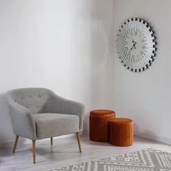 Horloge Murale Décorative Ronde En Mdf Et Verre Miroir - Tosco 11 Horloge Murale Décorative Ronde En Mdf Et Verre Miroir - Tosco -Décoration D'intérieur orologio da parete rotondo decorativo in mdf e vetro a specchio tosco 2