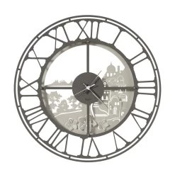 Horloge Murale Ronde En Fer Design Italien 3 Finitions - Furio 10 Horloge Murale Ronde En Fer Design Italien 3 Finitions - Furio -Décoration D'intérieur orologio da parete rotondo in ferro design italiano 3 finiture furio 2