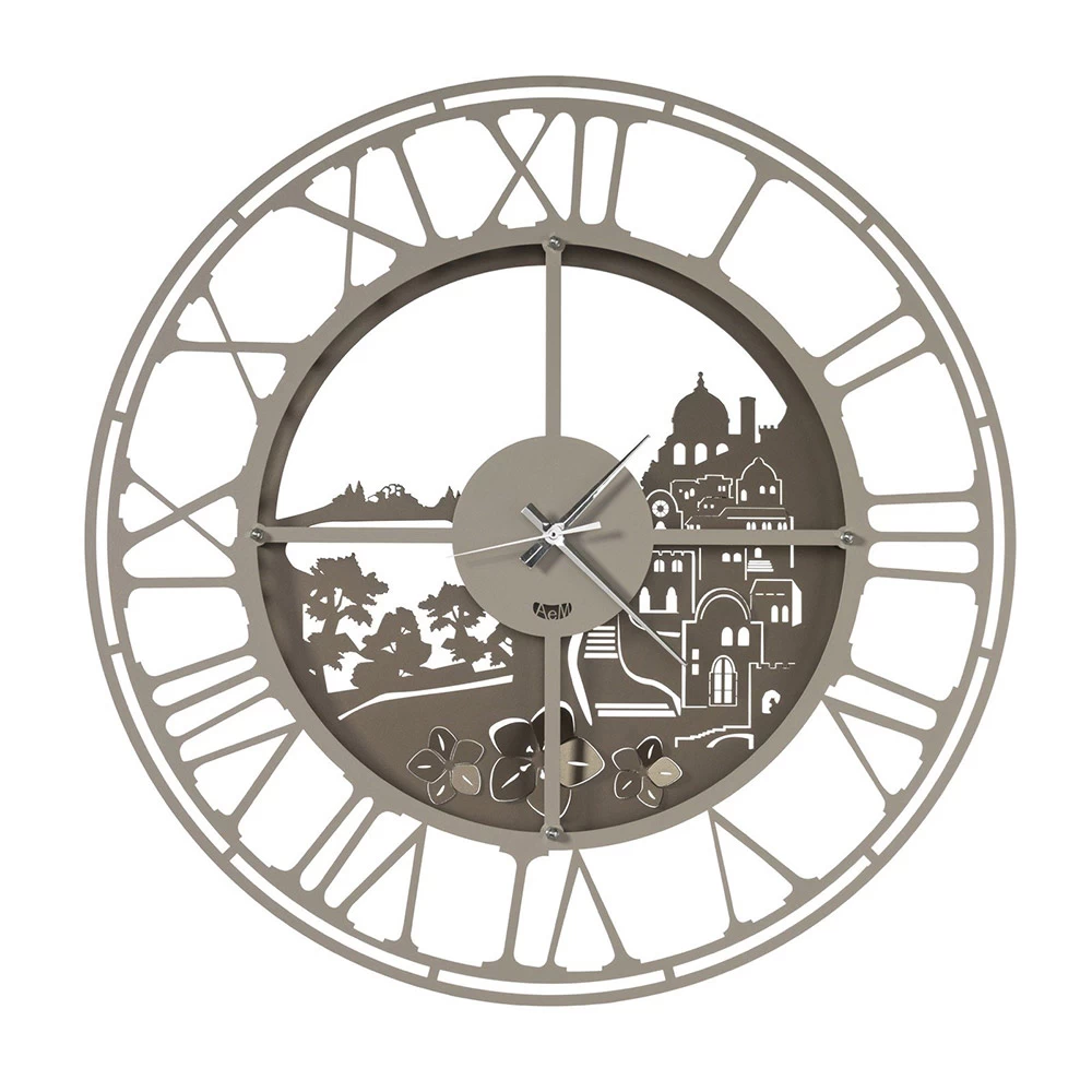 Horloge Murale Ronde En Fer Design Italien 3 Finitions - Furio 7 Horloge Murale Ronde En Fer Design Italien 3 Finitions - Furio – Image 5