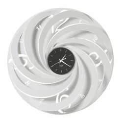 Horloge Murale Ronde En Fer Made In Italy Design - Salomone