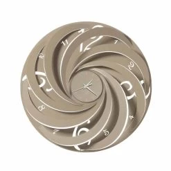 Horloge Murale Ronde En Fer Made In Italy Design - Salomone -Décoration D'intérieur orologio da parete rotondo in ferro di design made in italy salomone 5