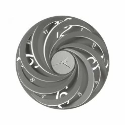 Horloge Murale Ronde En Fer Made In Italy Design - Salomone -Décoration D'intérieur orologio da parete rotondo in ferro di design made in italy salomone 6