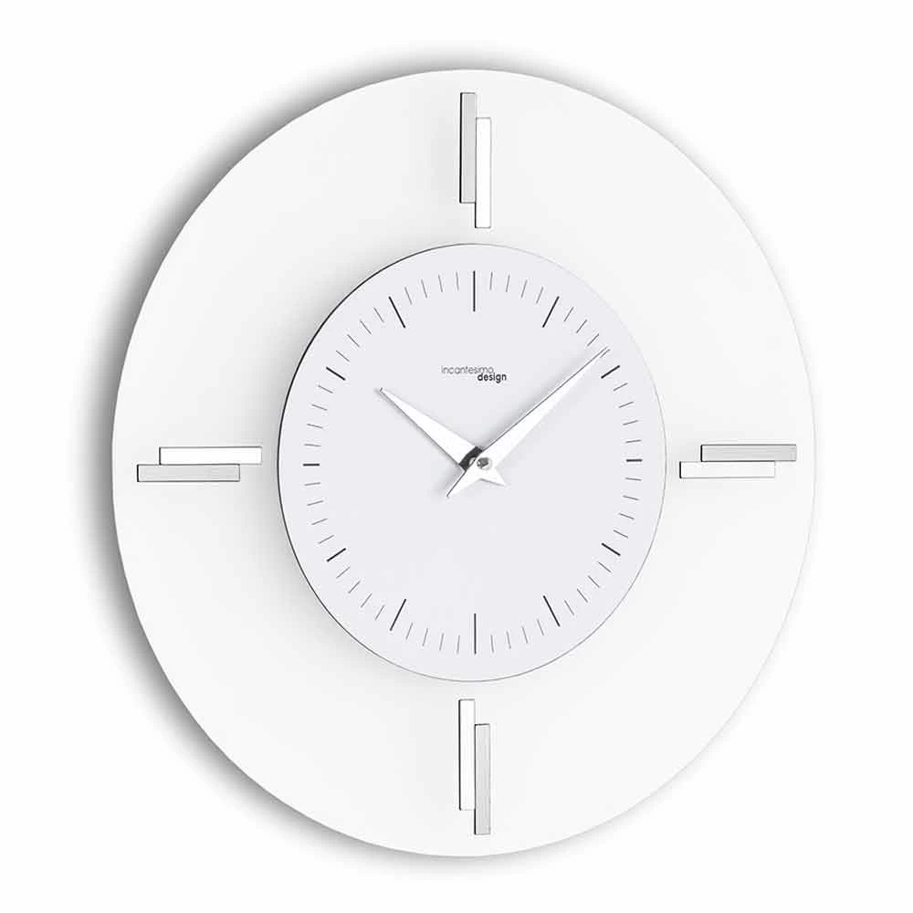Horloge Murale Ronde En Aluminium Made In Italy Design Moderne - Syrie 6 Horloge Murale Ronde En Aluminium Made In Italy Design Moderne - Syrie – Image 4