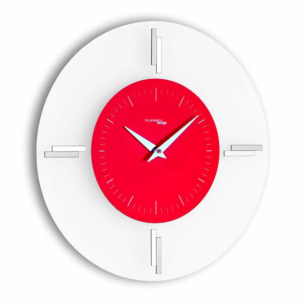 Horloge Murale Ronde En Aluminium Made In Italy Design Moderne - Syrie 7 Horloge Murale Ronde En Aluminium Made In Italy Design Moderne - Syrie – Image 5