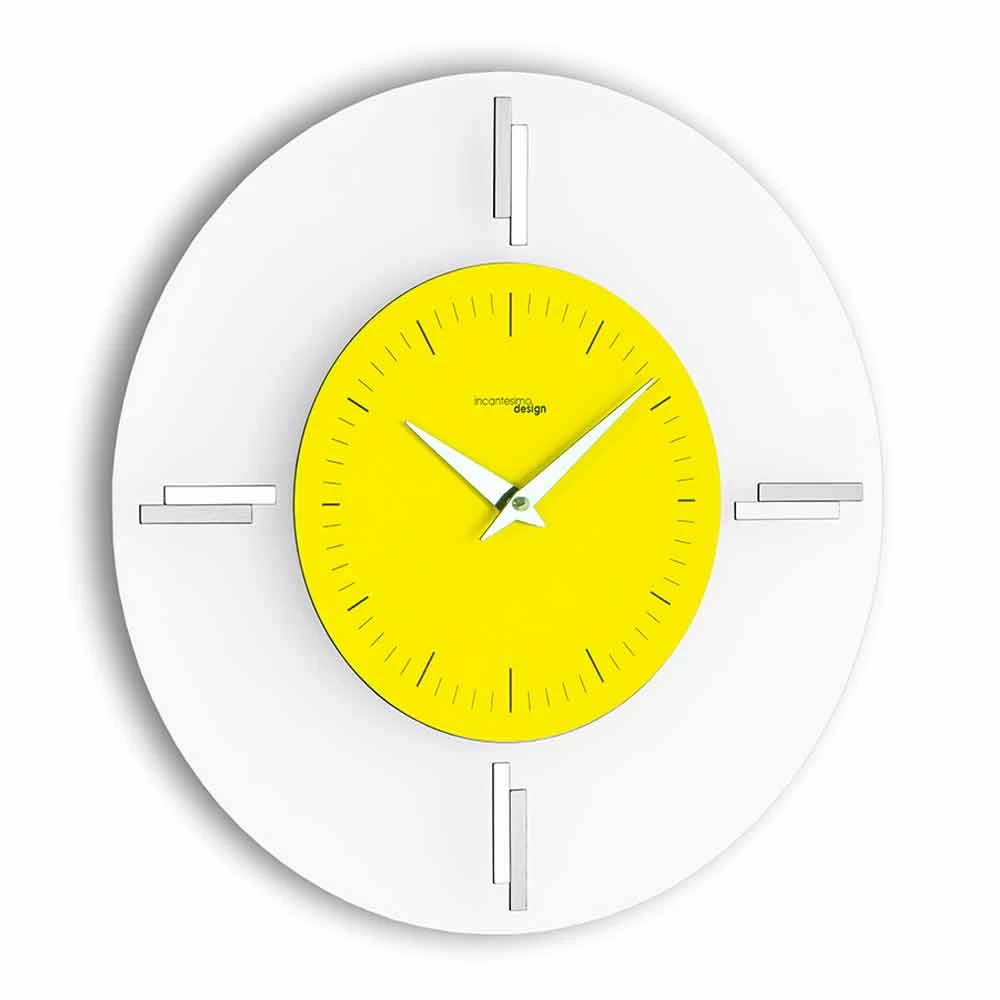 Horloge Murale Ronde En Aluminium Made In Italy Design Moderne - Syrie 9 Horloge Murale Ronde En Aluminium Made In Italy Design Moderne - Syrie – Image 7