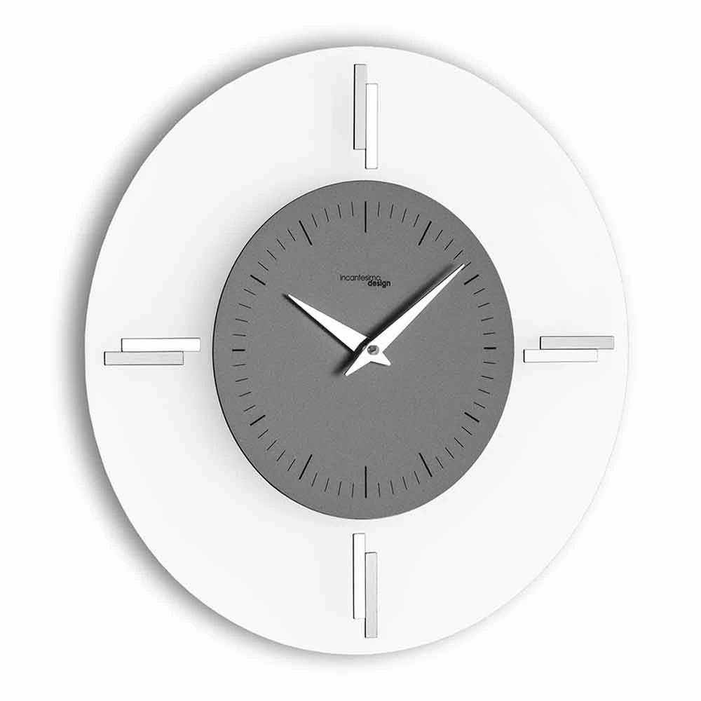 Horloge Murale Ronde En Aluminium Made In Italy Design Moderne - Syrie 3 Horloge Murale Ronde En Aluminium Made In Italy Design Moderne - Syrie