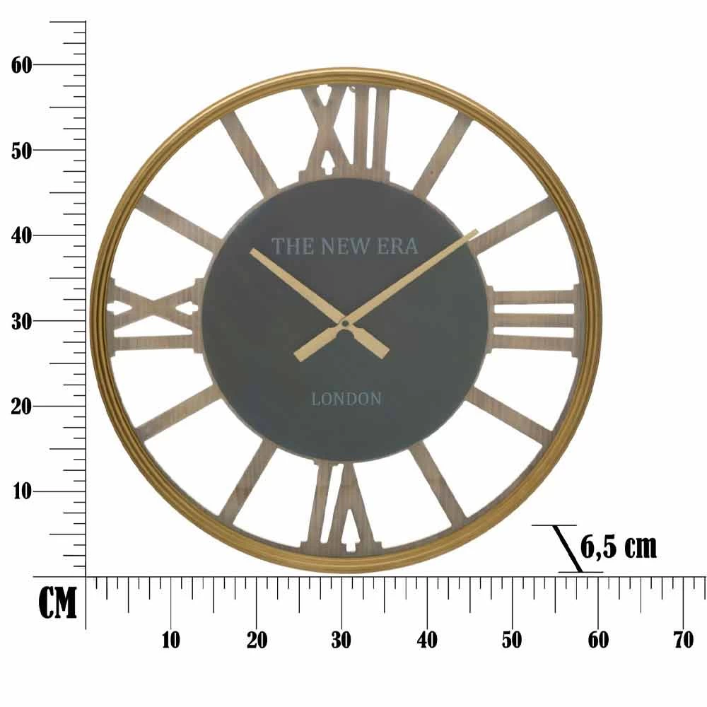 Horloge Murale Ronde Diamètre 60 Cm De Design En MDF - Krizia 8 Horloge Murale Ronde Diamètre 60 Cm De Design En MDF - Krizia – Image 6