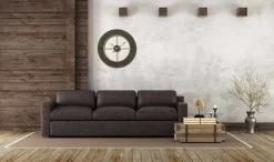 Horloge Murale Ronde Diamètre 70 Cm Design Moderne En Fer Et MDF - Tonia -Décoration D'intérieur orologio da parete tondo diametro 70 cm design moderno in ferro e mdf tonia 5