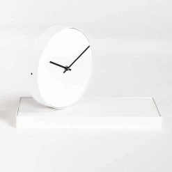 Horloge De Table Pivotante Avec Miroir En Acier Made In Italy - Meritorious -Décoration D'intérieur orologio da tavolo girevole con specchio in acciaio made in italy benemerito 10