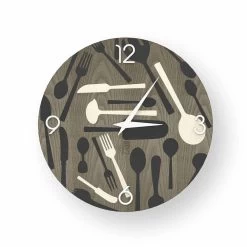 Horloge Murale Ispra En Bois Produite En Italie