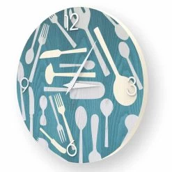 Horloge Murale Ispra En Bois Produite En Italie -Décoration D'intérieur orologio design da parete ispra in legno made in italy 5