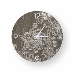 Horloge Murale Ronde Design Moderne En Bois Meolo, Fabriquée En Italie -Décoration D'intérieur orologio di design da parete in legno meolo made in italy 2