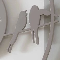 Grande Horloge Murale Design Moderne En Bois Rond Coloré - Oiseaux 10 Grande Horloge Murale Design Moderne En Bois Rond Coloré - Oiseaux -Décoration D'intérieur orologio grande da parete design moderno in legno colorato rotondo uccelli 3