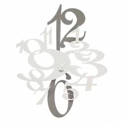 Horloge Murale En Fer Bicolore De Conception Made In Italy - Doraimon