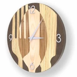 Horloge Murale Design Moderne Agra En Bois, Fabriquée En Italie 13 Horloge Murale Design Moderne Agra En Bois, Fabriquée En Italie -Décoration D'intérieur orologio in legno da parete moderno agra made in italy 3
