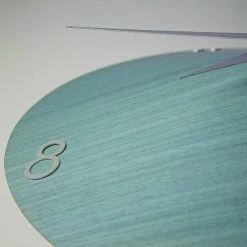 Horologe Murale Moderne Atrisanal En Bois Naturel Made In Italy – Cratere -Décoration D'intérieur orologio moderno da parete con numero in legno naturale made in italy cratere 3