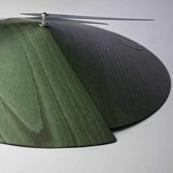 Horologe Murale Moderne Atrisanal En Bois Naturel Made In Italy – Cratere -Décoration D'intérieur orologio moderno da parete con numero in legno naturale made in italy cratere 7