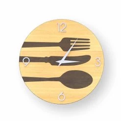 Horloge Murale Design Moderne Clivio Fabriquée En Italie -Décoration D'intérieur orologio moderno in legno da parete clivio fatto in italia 2