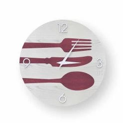 Horloge Murale Design Moderne Clivio Fabriquée En Italie -Décoration D'intérieur orologio moderno in legno da parete clivio fatto in italia 4