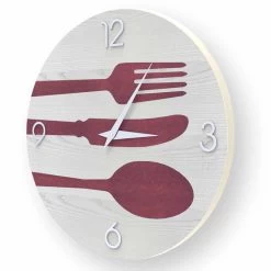Horloge Murale Design Moderne Clivio Fabriquée En Italie -Décoration D'intérieur orologio moderno in legno da parete clivio fatto in italia 5