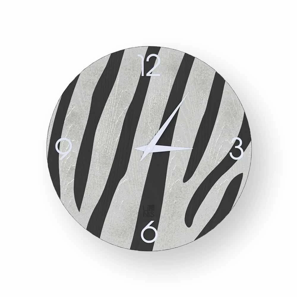 Horloge Murale Design Moderne En Bois De Sienne, Fabriquée En Italie 5 Horloge Murale Design Moderne En Bois De Sienne, Fabriquée En Italie – Image 3