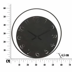 Horloge Murale Ronde Diamètre 60 Cm Fer Moderne - Beatrix -Décoration D'intérieur orologio rotondo da parete diametro 60 cm moderno in ferro beatrix 5