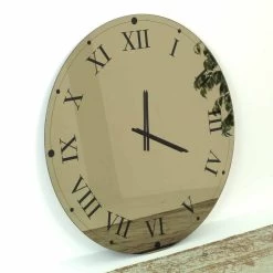 Horloge Murale Ronde En Cristal Miroir Made In Italy - Gear 12 Horloge Murale Ronde En Cristal Miroir Made In Italy - Gear -Décoration D'intérieur orologio rotondo da parete in cristallo specchiato made in italy ingranaggio 3