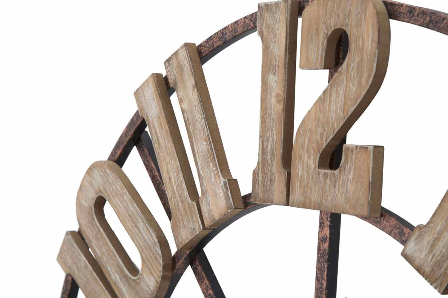 Horloge Murale Ronde Design Moderne En Fer Et MDF - Taichi 5 Horloge Murale Ronde Design Moderne En Fer Et MDF - Taichi – Image 3