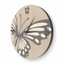 Horloge Murale Ronde En Bois Zelbio Fabriquée En Italie 11 Horloge Murale Ronde En Bois Zelbio Fabriquée En Italie -Décoration D'intérieur orologio tondo da muro di design in legno zelbio fatto in italia 1