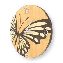 Horloge Murale Ronde En Bois Zelbio Fabriquée En Italie 13 Horloge Murale Ronde En Bois Zelbio Fabriquée En Italie -Décoration D'intérieur orologio tondo da muro di design in legno zelbio fatto in italia 3