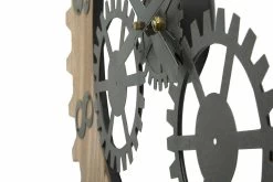 Horloge Murale Ronde De Design Moderne En Fer Et MDF - Gitta -Décoration D'intérieur orologio tondo da parete di design moderno in ferro e mdf gitta 3