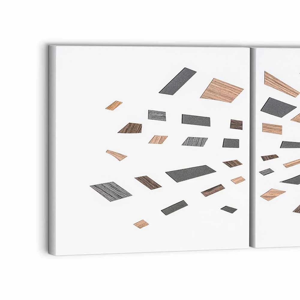 Panneau Mural Décoratif En Toile 135x45 Made In Italy Design Moderne - Beatris 4 Panneau Mural Décoratif En Toile 135x45 Made In Italy Design Moderne - Beatris – Image 2