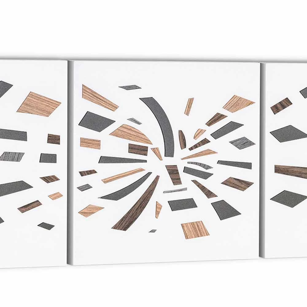 Panneau Mural Décoratif En Toile 135x45 Made In Italy Design Moderne - Beatris 5 Panneau Mural Décoratif En Toile 135x45 Made In Italy Design Moderne - Beatris – Image 3