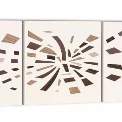 Panneau Mural Décoratif En Toile 135x45 Made In Italy Design Moderne - Beatris 13 Panneau Mural Décoratif En Toile 135x45 Made In Italy Design Moderne - Beatris -Décoration D'intérieur pannello decorativo a muro in tela con inserti in legno made in italy beatris 5