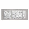 Panneau Mural Décoratif Design Moderne Céramique Blanche Et Grise - Giappoko 2 Panneau Mural Décoratif Design Moderne Céramique Blanche Et Grise - Giappoko -Décoration D'intérieur pannello decorativo a parete design moderno ceramica bianco e grigio giappoko