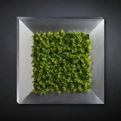 Panneau Décoratif En Métal Avec Des Fleurs Artificielles Made In Italy - Fiorellino