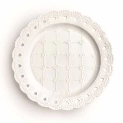 Assiette Faveur 12 Pièces En Porcelaine Blanche Décoré à La Main - Rafiki 8 Assiette Faveur 12 Pièces En Porcelaine Blanche Décoré à La Main - Rafiki -Décoration D'intérieur piatto bomboniera 12 pezzi in porcellana bianca decorata a mano rafiki 1