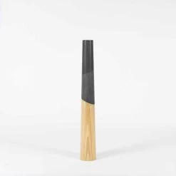 Bougeoir Moderne En Bois De Pin Massif Avec Détails Colorés - Candor -Décoration D'intérieur portacandela moderno in legno di pino massello con dettagli colorati candore 15