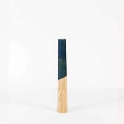 Bougeoir Moderne En Bois De Pin Massif Avec Détails Colorés - Candor -Décoration D'intérieur portacandela moderno in legno di pino massello con dettagli colorati candore 6