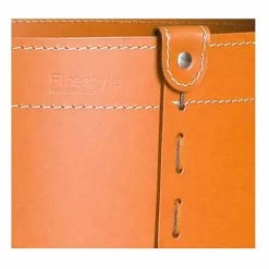 Porte-bûches Cylindrique En Cuir Régénéré Avec Roues Tonda Firestyle -Décoration D'intérieur portalegna cilindrico in cuoio rigenerato con ruote tonda firestyle 11