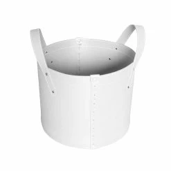 Porte-bûches Cylindrique En Cuir Régénéré Avec Roues Tonda Firestyle -Décoration D'intérieur portalegna cilindrico in cuoio rigenerato con ruote tonda firestyle 6