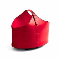 Porte-bûches De Design Moderne Pour Intérieur Fabia, Fait En Cuir 40 Porte-bûches De Design Moderne Pour Intérieur Fabia, Fait En Cuir -Décoration D'intérieur portalegna da interno con ruote in cuoio rigenerato moderno fabia 16