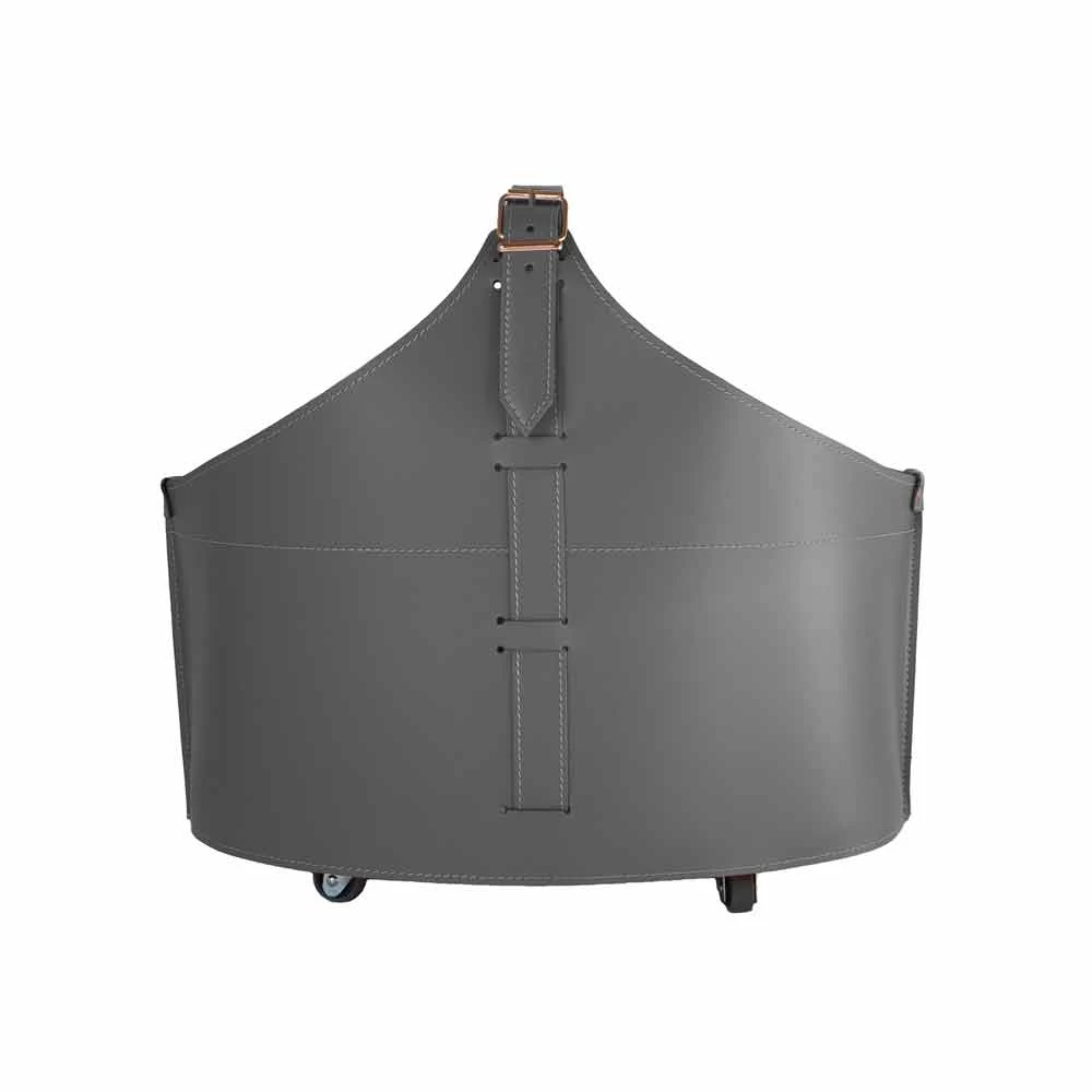 Porte-bûches De Design Moderne Pour Intérieur Fabia, Fait En Cuir 5 Porte-bûches De Design Moderne Pour Intérieur Fabia, Fait En Cuir – Image 4